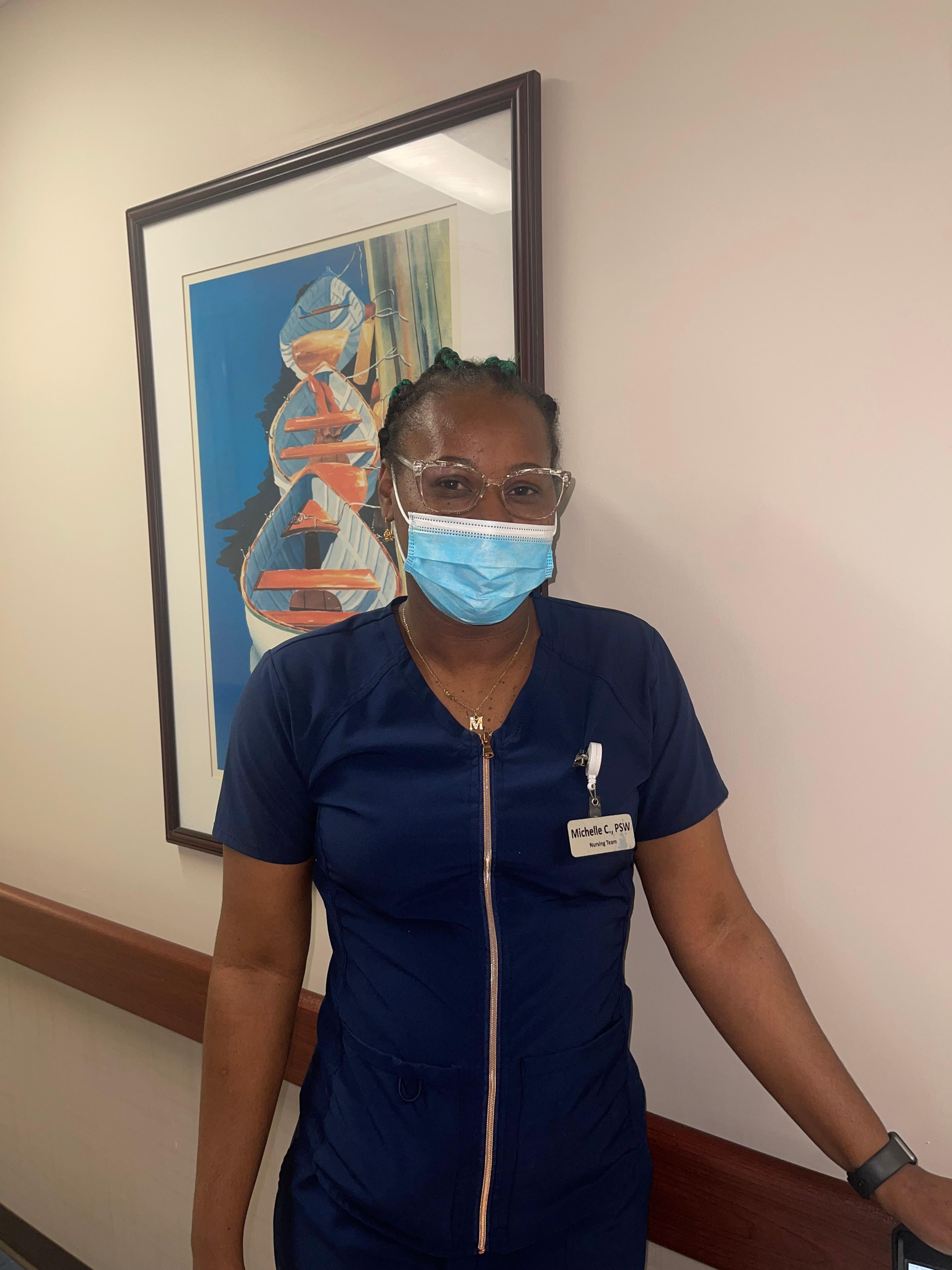Michelle is a PSW at Weston Terrace Community 